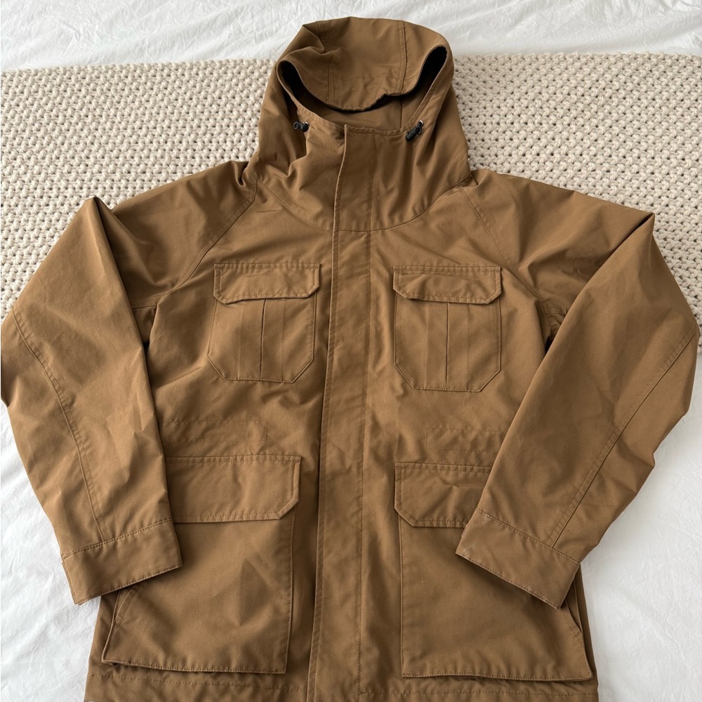 Uniqlo Men's Tan Hooded Field Jacket